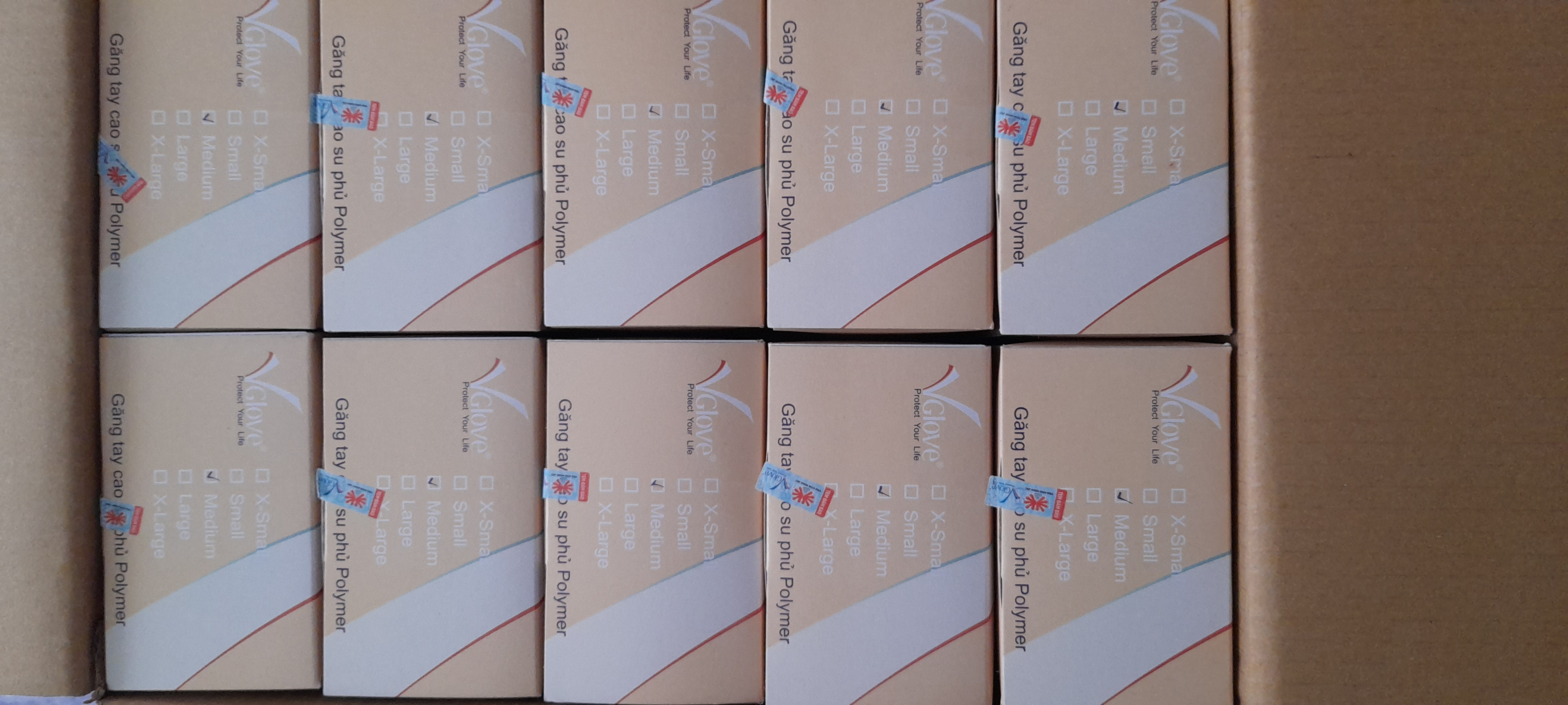 GĂNG TAY Y TẾ KHÔNG BỘT CÁC SIZE VGLOVE CAC GIÁ TỐT