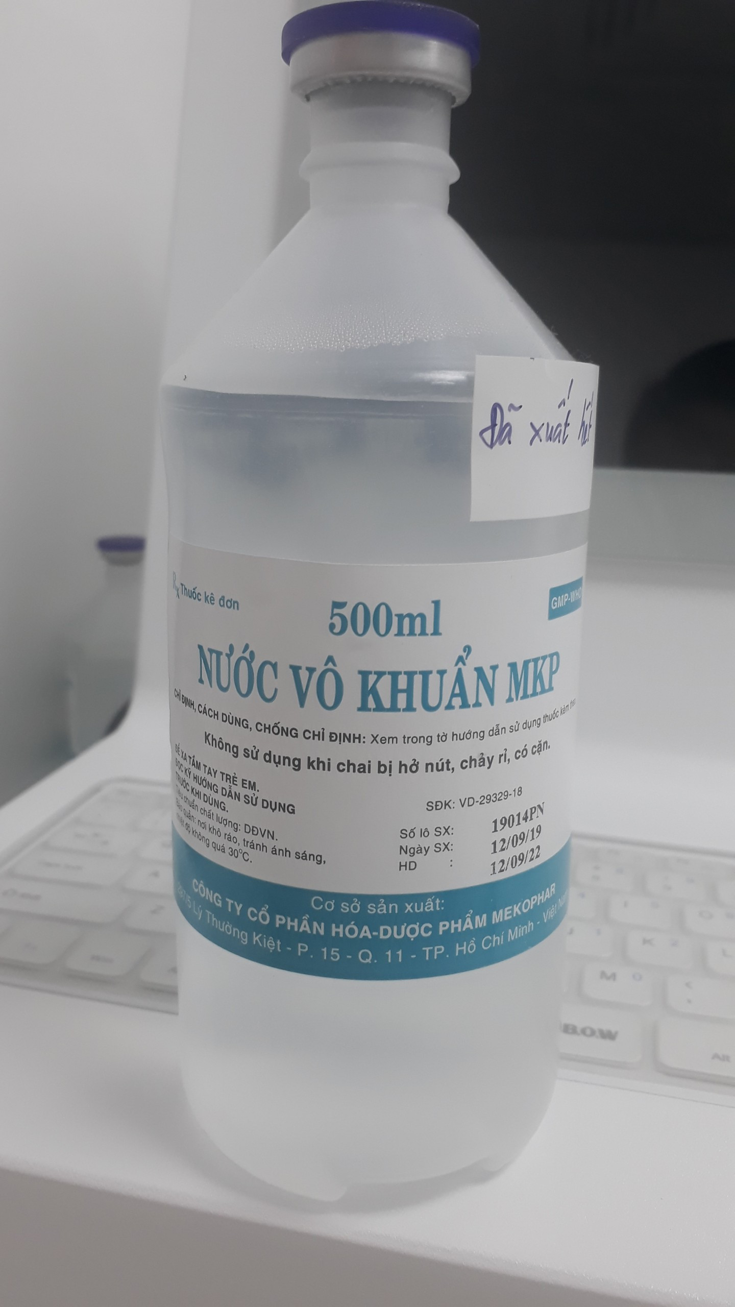Nước vô khuẩn pha tiêm 1000ml (Dịch truyền)