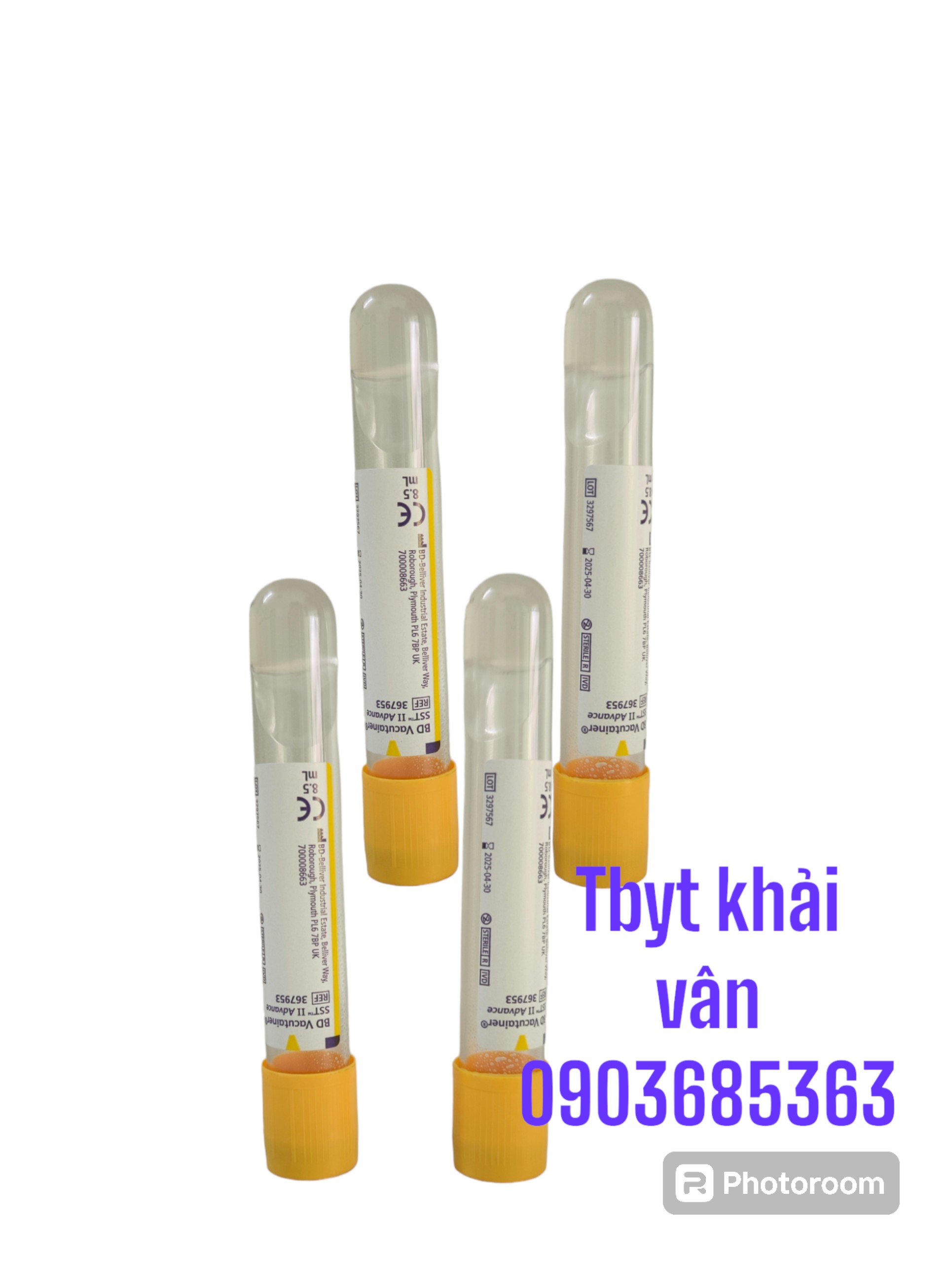 ống nghiệm prf, ống nghiệm serum gel Bd 10 ml